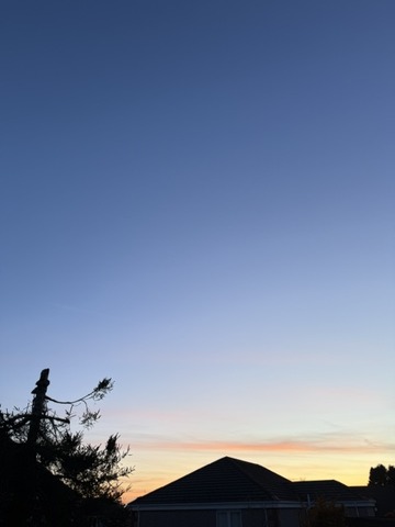 夕日
