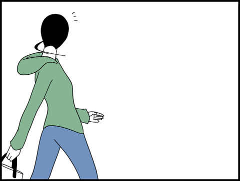 スタスタ歩くホリー３