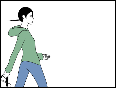 スタスタ歩くホリー２