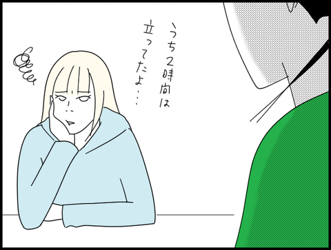 2時間立ってた