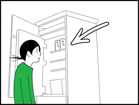 カフェオレ見て驚く