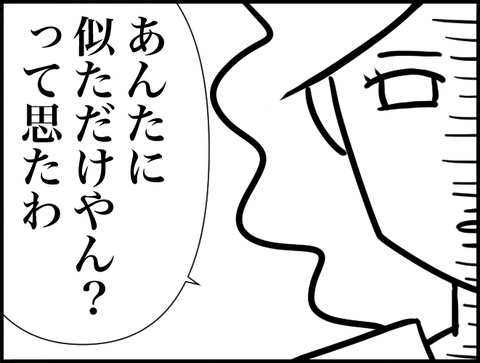 あんたに似ただけやん？