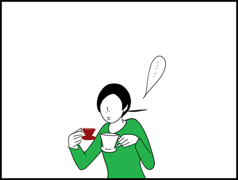 ドリッパー眺める