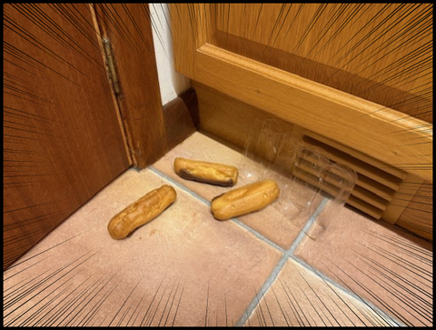 落ちたエクレア