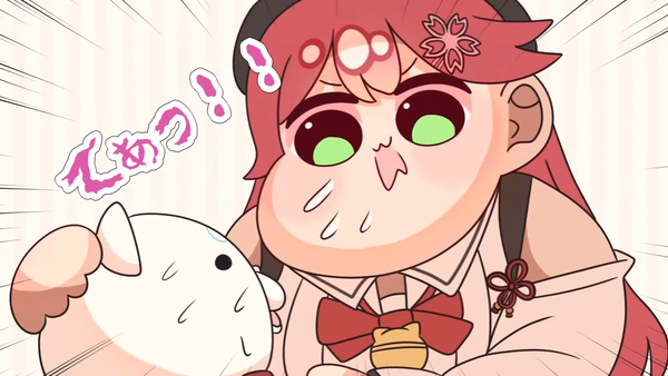 【手描き】最近「黙れ」にハマってるみこち【さくらみこ_ホロライブ】【切り抜き】 00-01-08.12