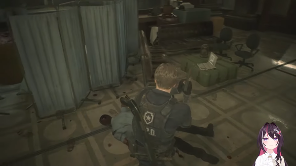 【BIOHAZARD RE_2】完全初見！はじめてのバイオハザード #2【ホロライブ _ AZKi】 02-22-25.91