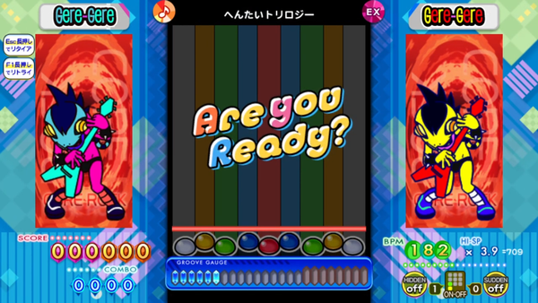 【ポップンLively】コアロック(EX)へんたいトリロジー 00-00-04.35