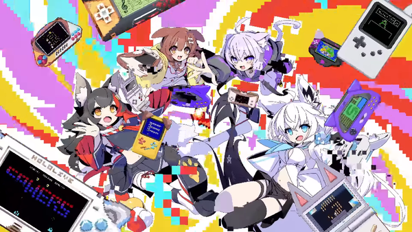 【 MV 】We are GAMERS !!!! 【 白上フブキ_大神ミオ_猫又おかゆ_戌神ころね 】 00-01-19.41