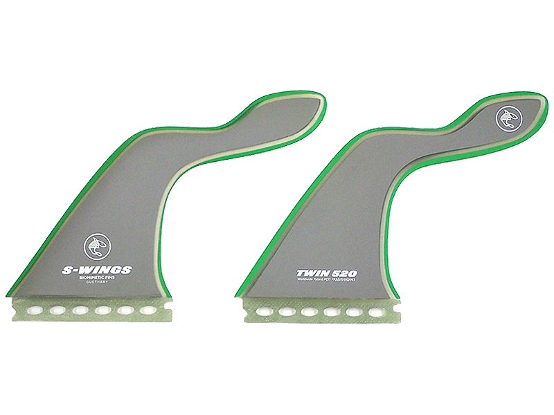 S-WINGS TWIN470 GREEN VOLANツインフィン美品 Twin470 Volan - S-Wings