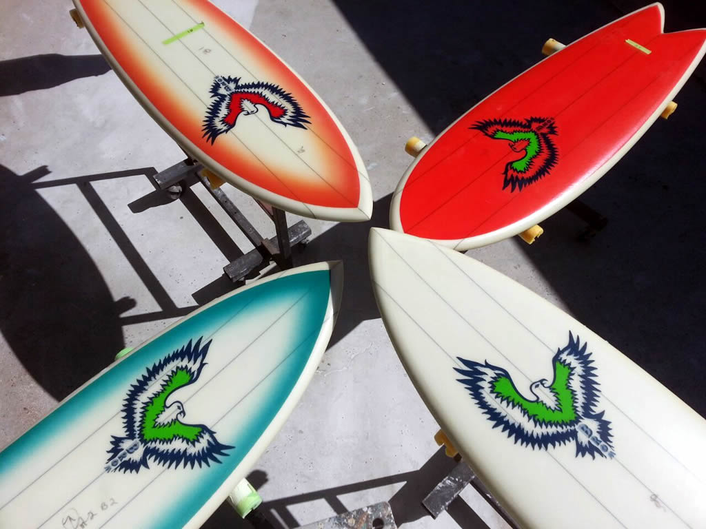 vintageビンテージデビッドヌヒアショートボード