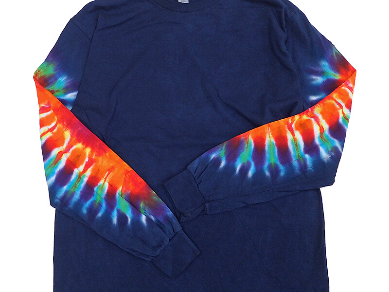 【APLLEBUM】TIE DYE タイダイ絞り染め ロンT【XL】 4b3a13f985dc6a2e7948fe3dddd7d9