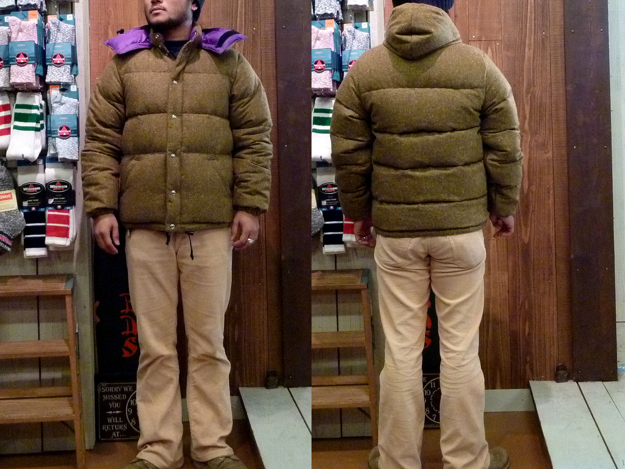 寒い時期は、やっぱりダウンジャケットに限ります！ : HOLYSMOKE 