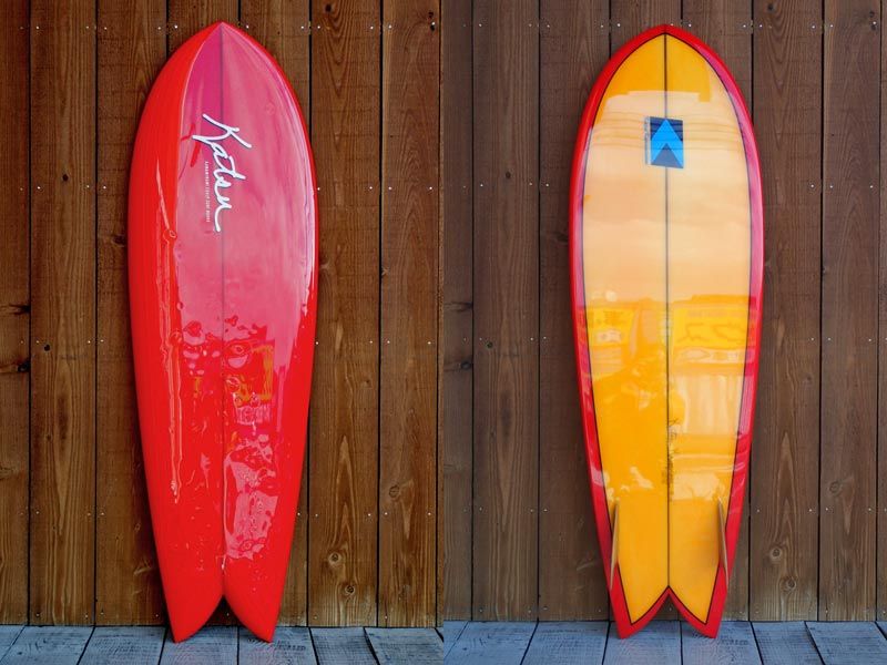katsukawaminami サーフボード & 専用 フィン KatsuKawaminami surfboards “ MiNi “ 6'8 Sigle Fin