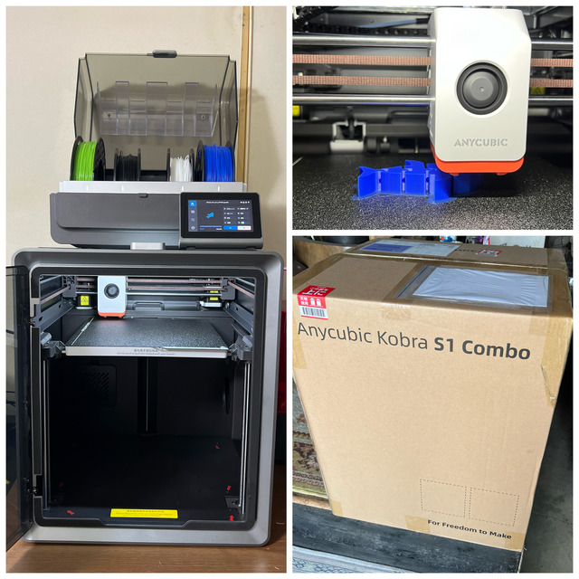 NEW3Dプリンタ「Anycubic Kobra S1 Combo」開封の儀 : Home3Ddo 家で