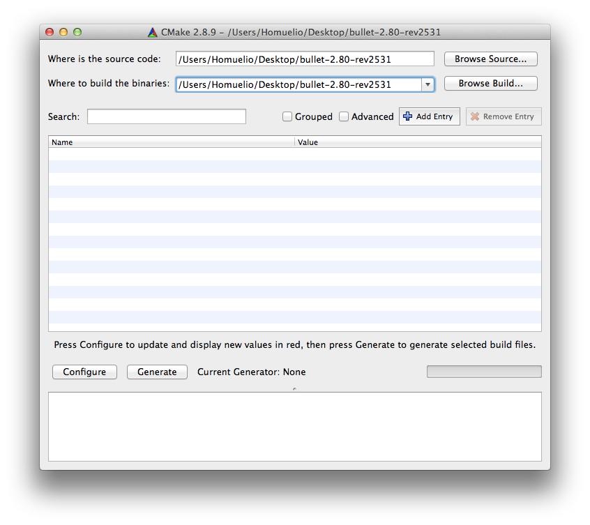 iOS(Xcode) 上で Bullet Physics を導入する : 金魚鉢