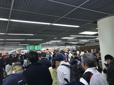 タイ・ドンムアン空港 2017春 昼間の入国時の混雑がひどい 深夜の出国は便によるが入国よりは… スワンナプームよりもひどい印象