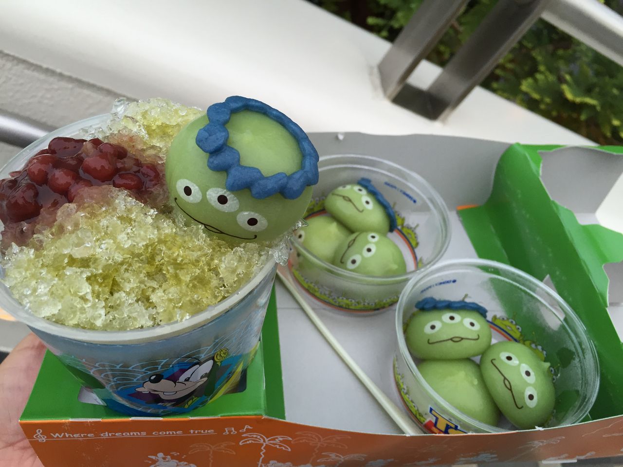 16 7 16 ディズニーシー ランド はちまき姿のリトルグリーンマン Honakoとdisney 時々ですが