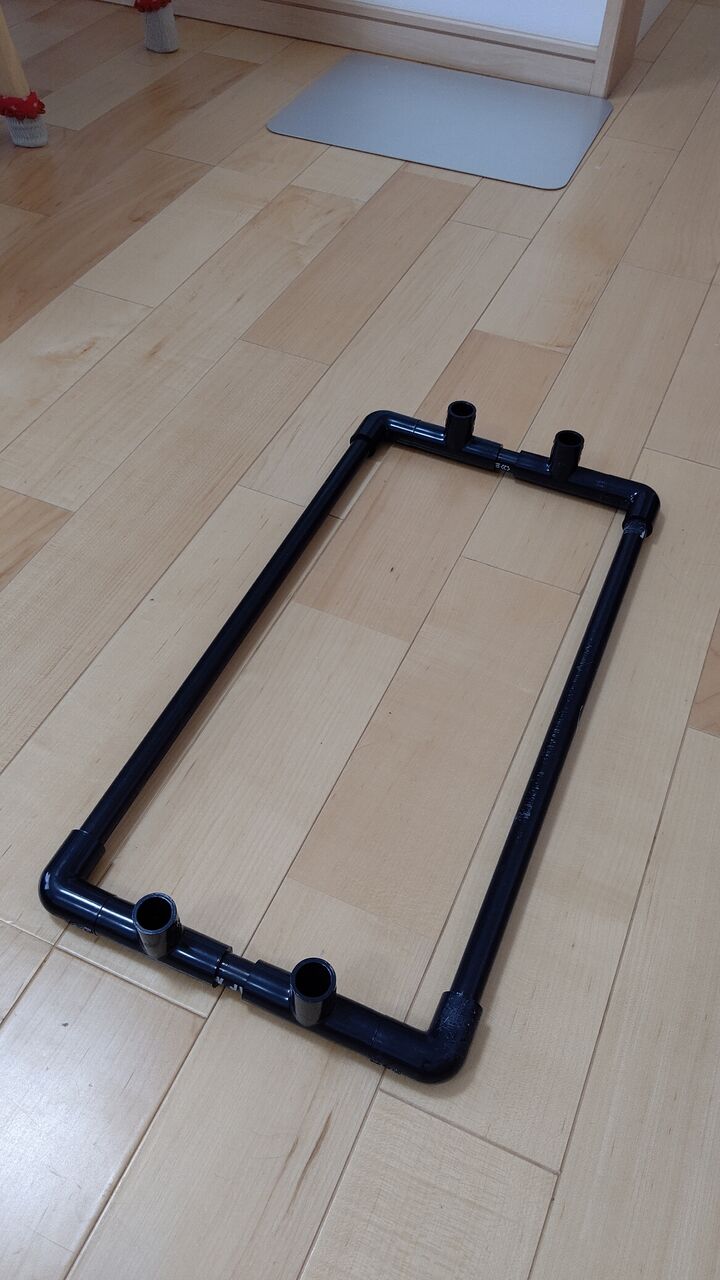 自作したロッドスタンド Aozora Fishermans