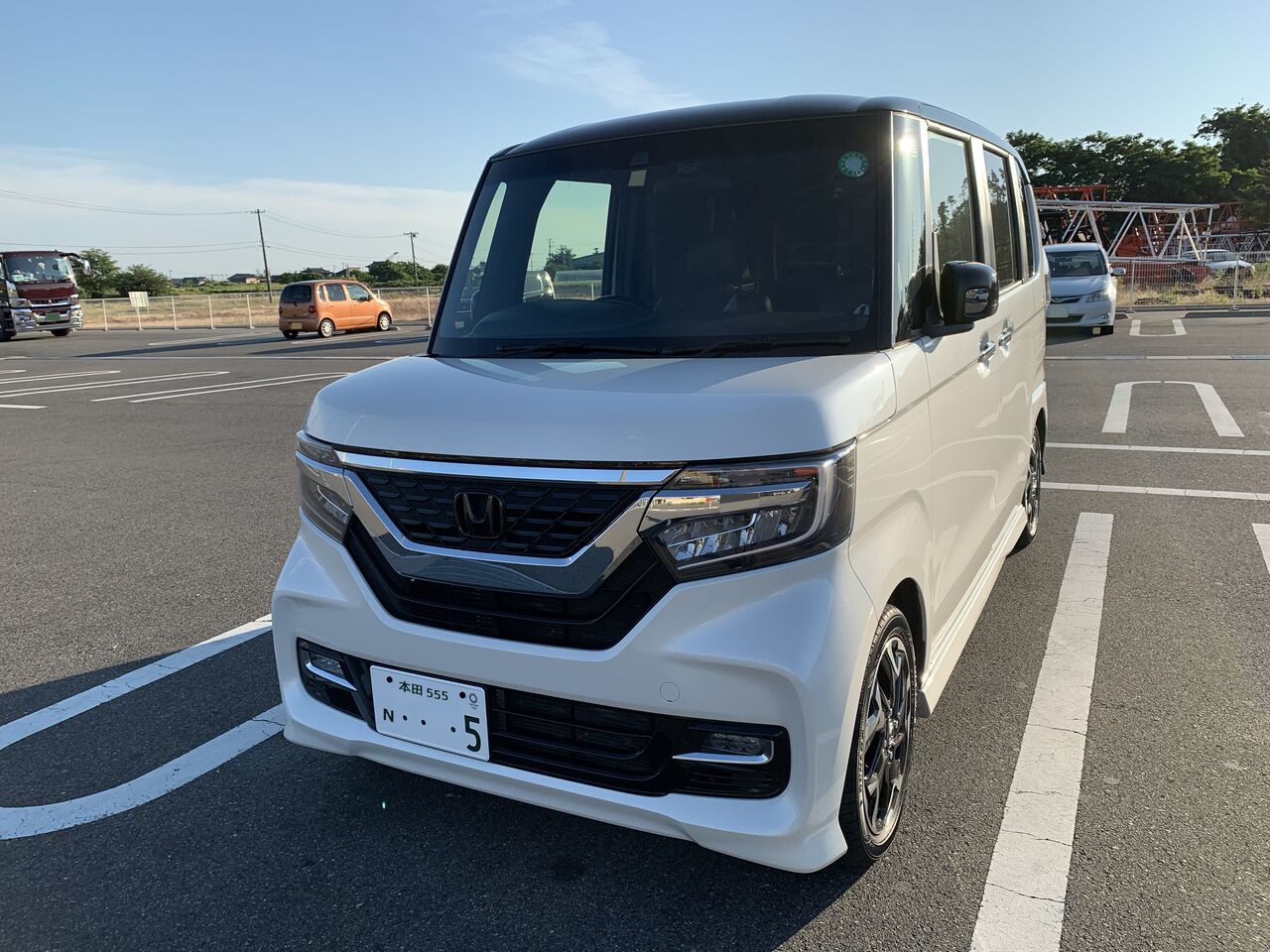 期間限定 オリンピックナンバーに変更 白ナンバー N Boxかってみた