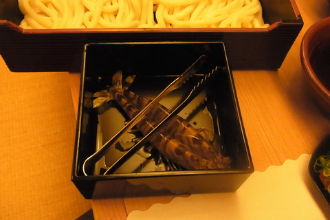 うどんの海老