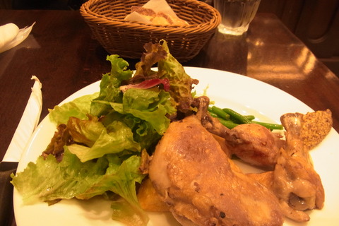 チキンのコンフィ