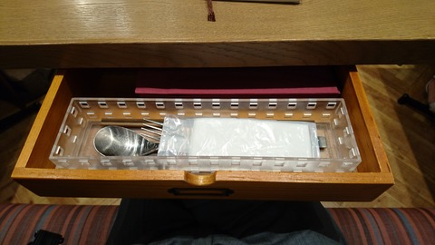 引き出しにフォーク