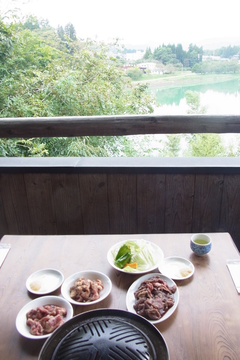 ろうかく荘から眺め