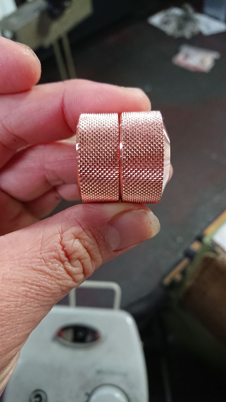 切削式ローレットはそのまま押し込むと汚い Integrex I 100 を使いたおす