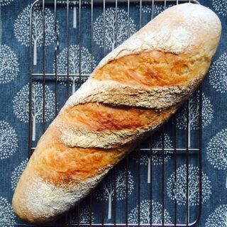 基本のバゲット 藤田千秋 レシピ こねない  パン