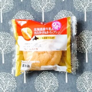 北海道産牛乳のカスタード&ホイップシュー ヤマザキ