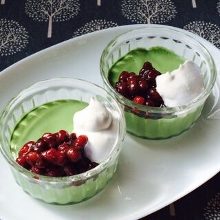 抹茶ババロア　なかしましほ　レシピ