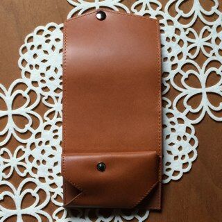 アブラサス　小さい財布　ブッティーロ　キャメル　ミニマリスト