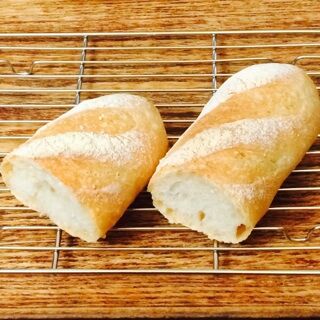 基本のバゲット 藤田千秋 レシピ こねない  パン