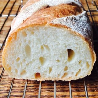 基本のバゲット 藤田千秋 レシピ こねない  パン