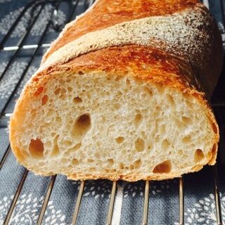 基本のバゲット 藤田千秋 レシピ こねない  パン