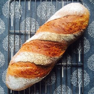 基本のバゲット 藤田千秋 レシピ こねない  パン