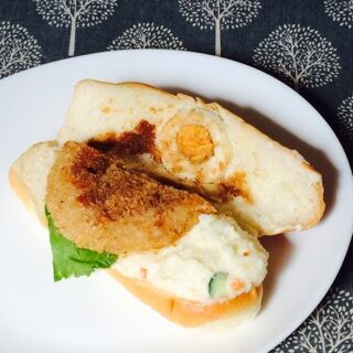 カツサンド ホームベーカリー中村屋 燕市