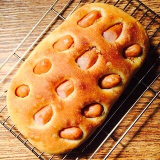 粒マスタードソーセージフォカッチャ 池田愛実 レシピ こねずに