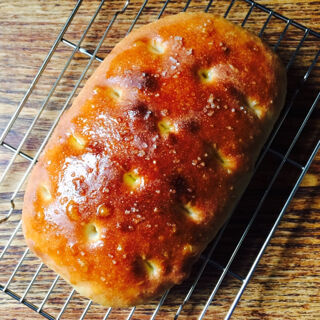 基本のフォカッチャ５　池田愛実　レシピ　こねずにできる