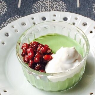 抹茶ババロア　なかしましほ　レシピ