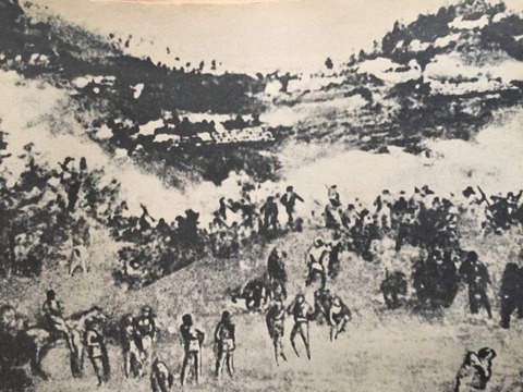 西南戦争…熊本城攻防戦…官軍側から写真師・上野彦馬が撮影