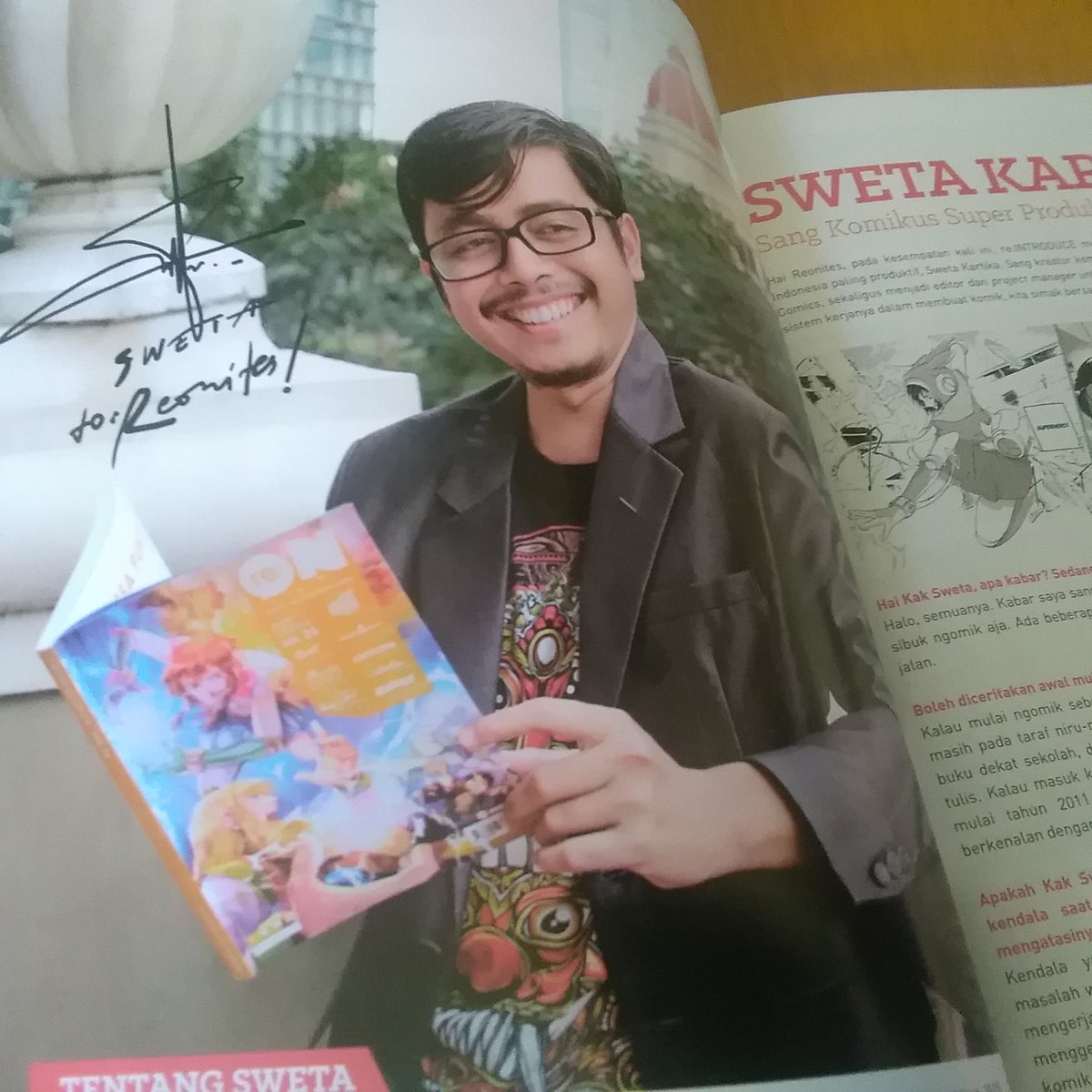 インドネシアの漫画家に聞く スウェタ カルティカ Sweta Kartika Re On 誌巻頭インタビュー インドネシア雑記帳