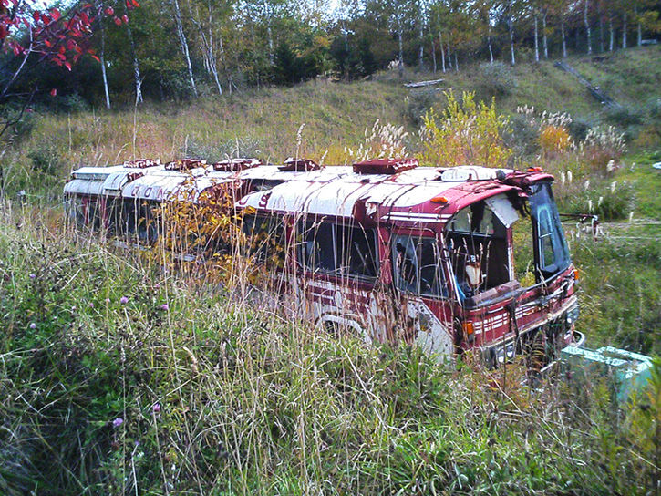 有珠山噴火遺構 バス
