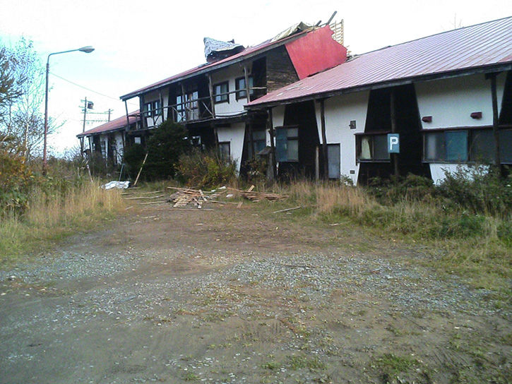 チニカ山荘　荒廃