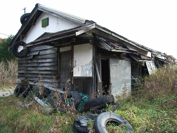 上厚内駅 廃屋