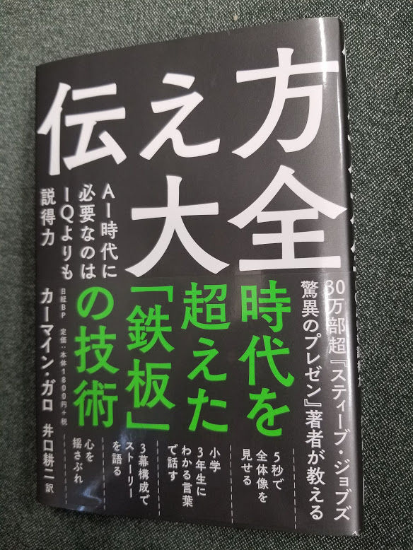 伝え方大全 Ai時代に必要なのはiqよりも説得力 読書メモ マーケティングの掃き溜め