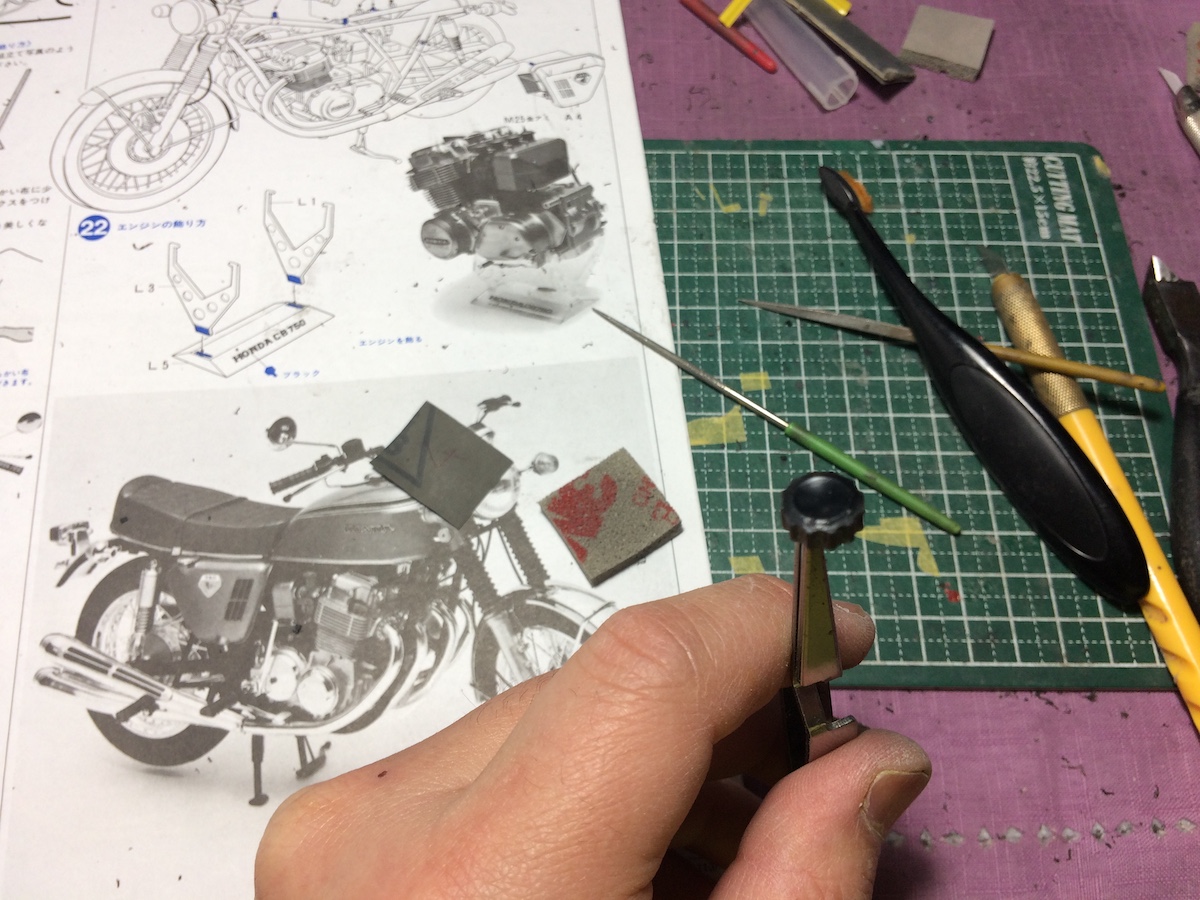 タミヤ 1/6 Honda ドリーム CB750 FOUR : 〜hontepetaのお洒落手芸