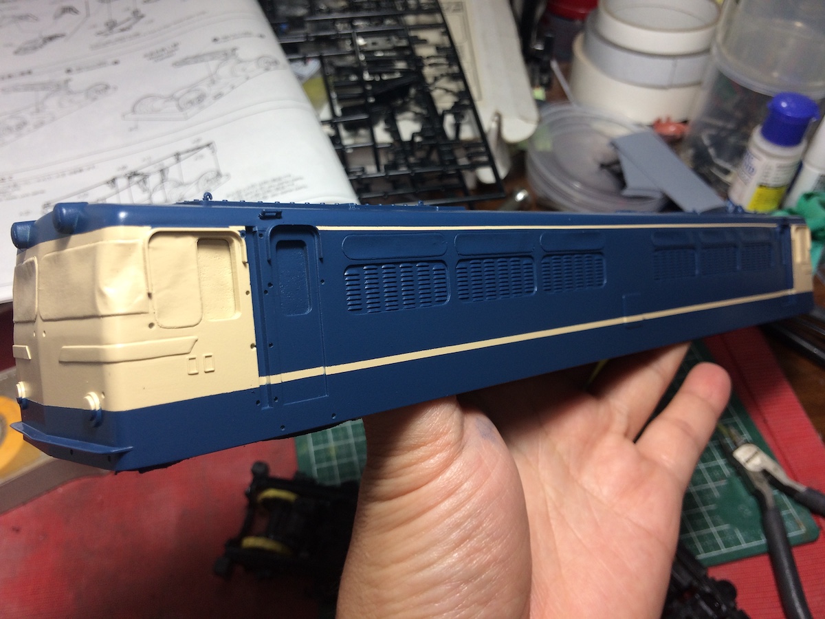アオシマ 1/50 電気機関車 EF65/60 : 〜hontepetaのお洒落手芸〜りーりあん