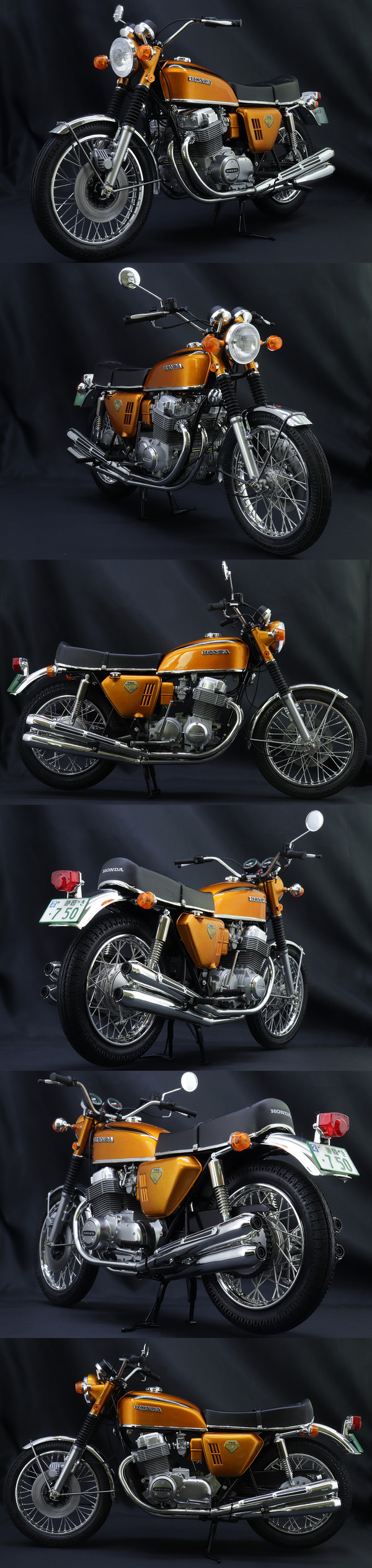 タミヤ 1/6 Honda ドリーム CB750 FOUR : 〜hontepetaのお洒落手芸〜りーりあん タミヤ 1/6 Honda ドリーム CB750 FOUR : 〜hontepetaのお洒落手芸〜りーりあん