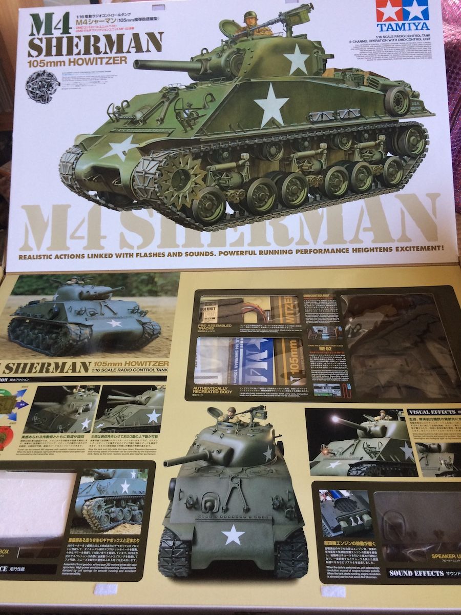 タミヤ 1/16 ラジコン M4シャーマン フルオペセット タミヤ 1/16 ラジコン M4シャーマン フルオペセット